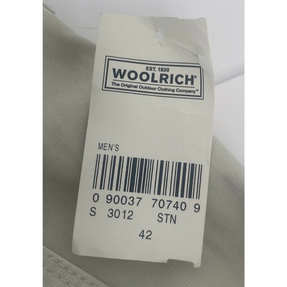 Woolrich Outdoor Hiking Cargo Shorts Khaki Tan Cotton Men's Size 42 - Picture 4 of 10